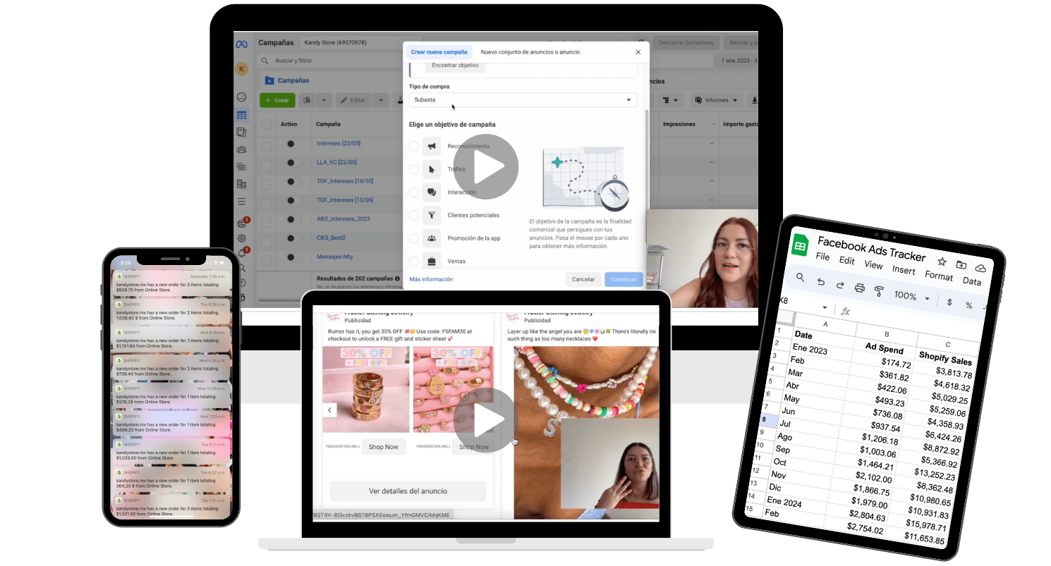 Facebook e Instagram Ads para Tiendas en Línea
